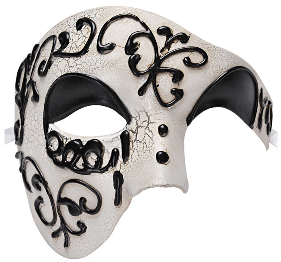 Мужчина в маскарадной маске