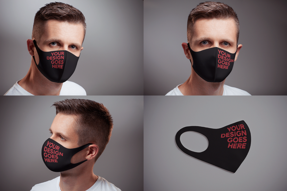 Защитная маска мокап