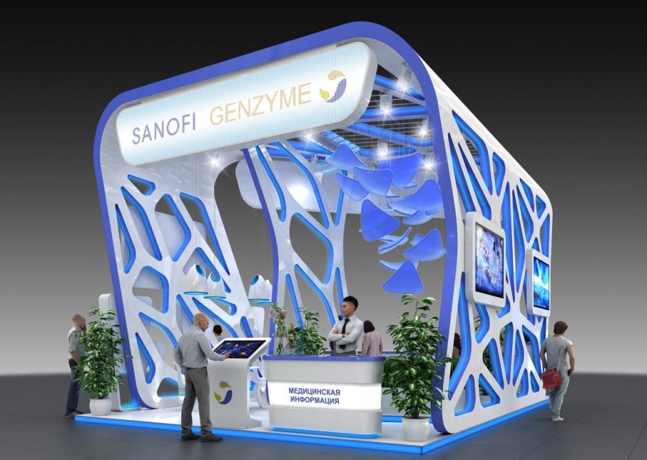 Выставочный стенд компании тримм