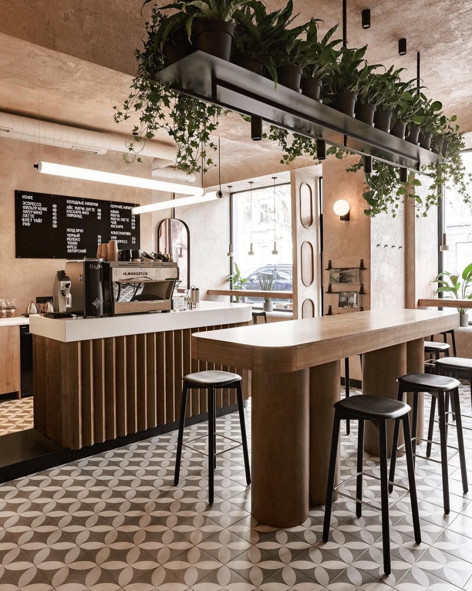 Мини кафе фаст фуд интерьер