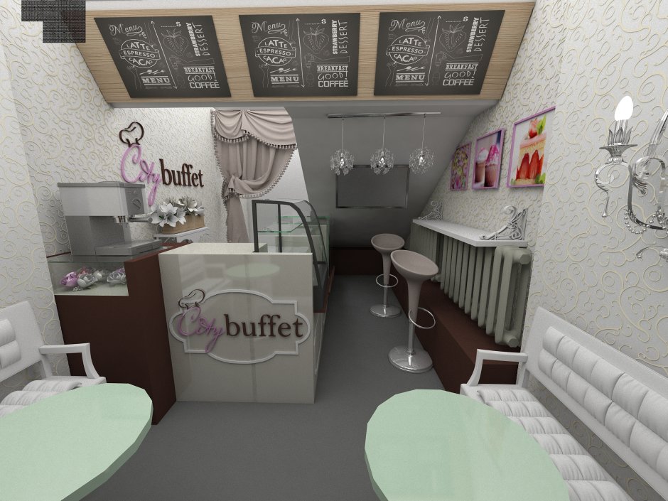Интерьер кофейни