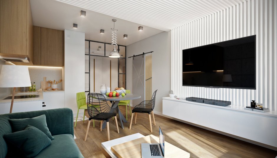 Пик евротрешка кухня гостиная