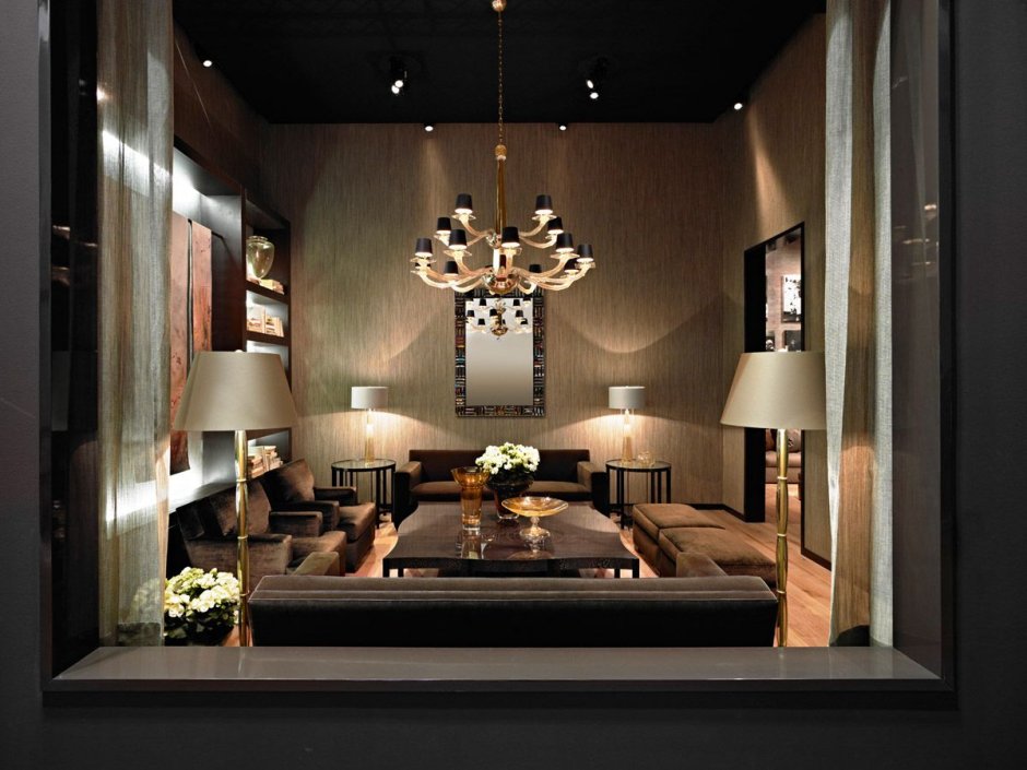 Элитная гостиная в стиле Неоклассика