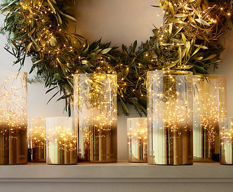 Огоньки гирлянды