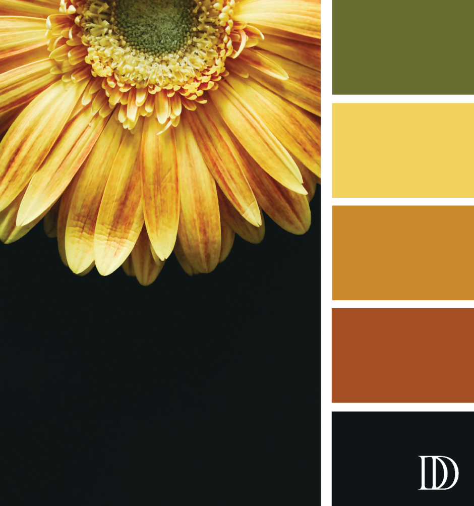 Горчичный палитра