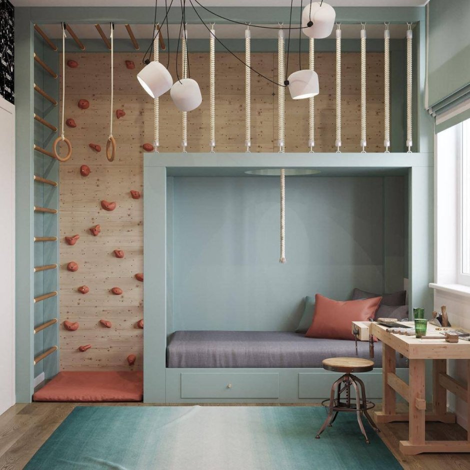 Мужской кабинет на балконе