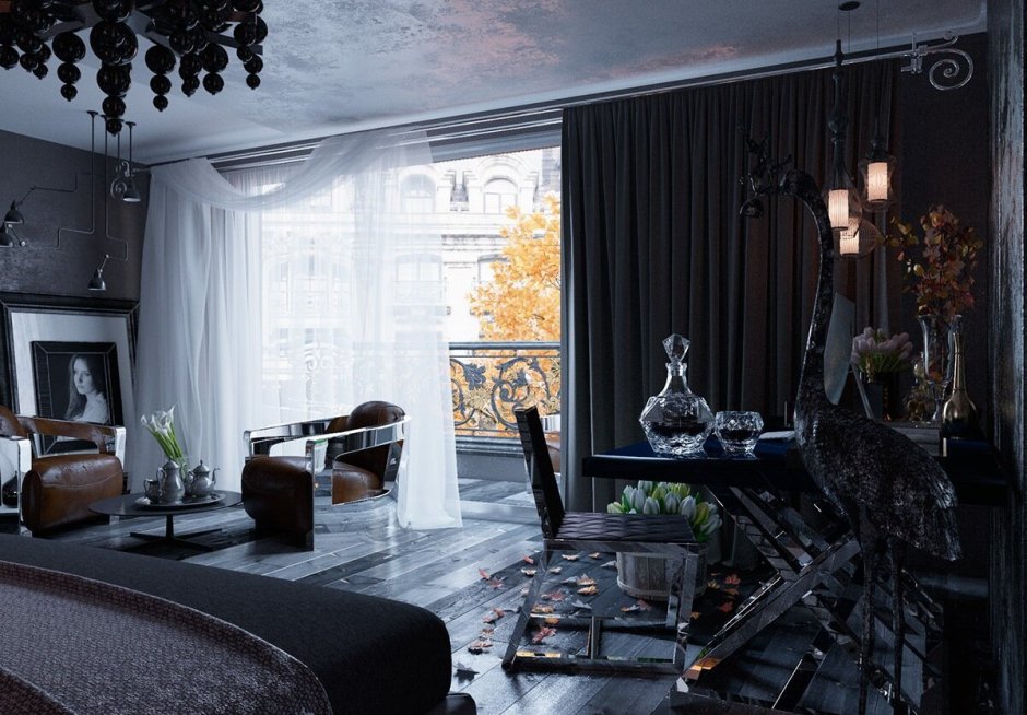 Квартира в готическом стиле