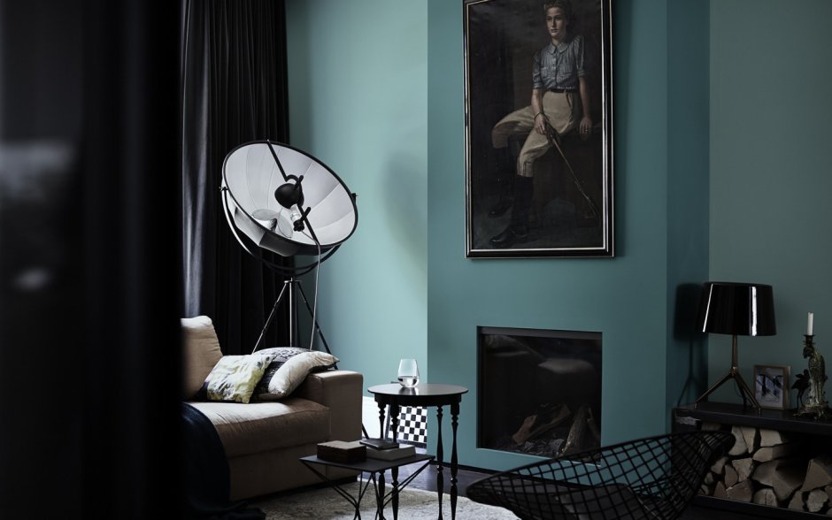 Гостиная в стиле Нуар