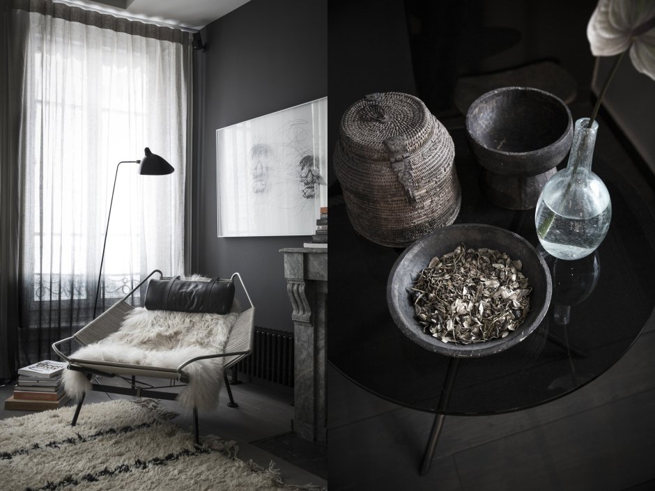 Нуар в интерьере