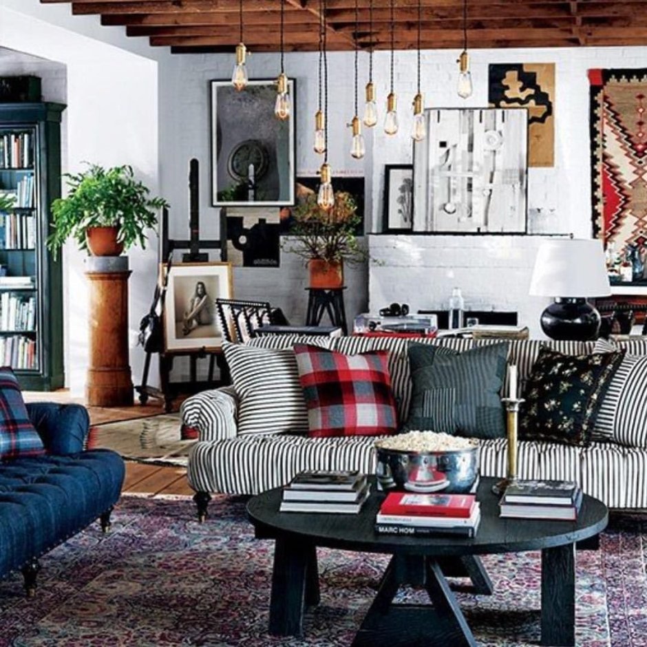 Интерьер в красных тонах