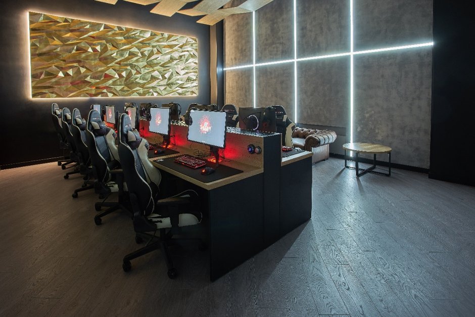 Игровой клуб интерьер