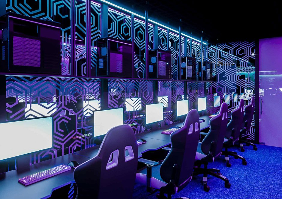 Дизайн компьютерного клуба