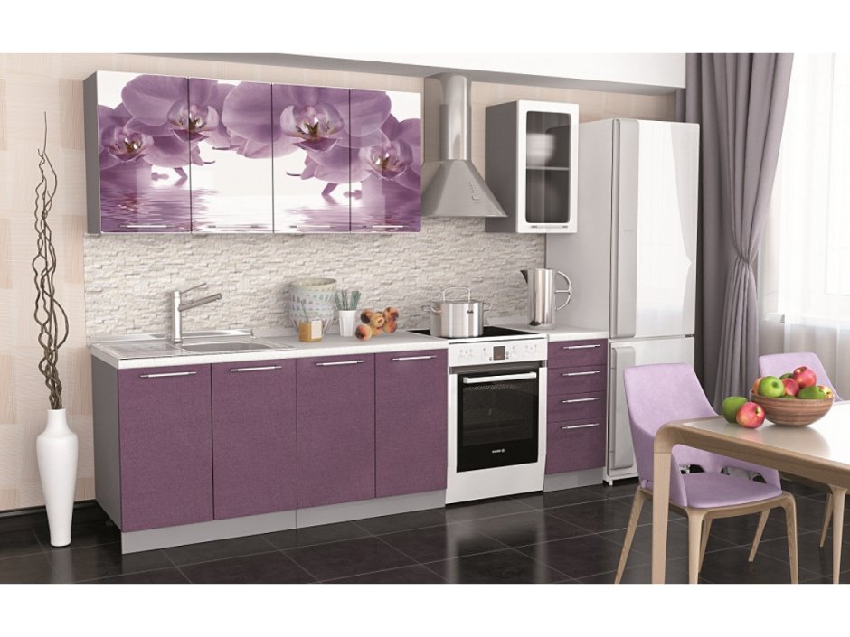 Кухня "София Орхидея" (2.1м)