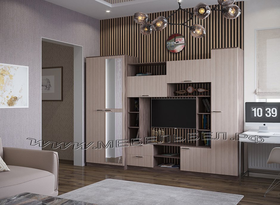 Гостиная марта-11 венге-лоредо