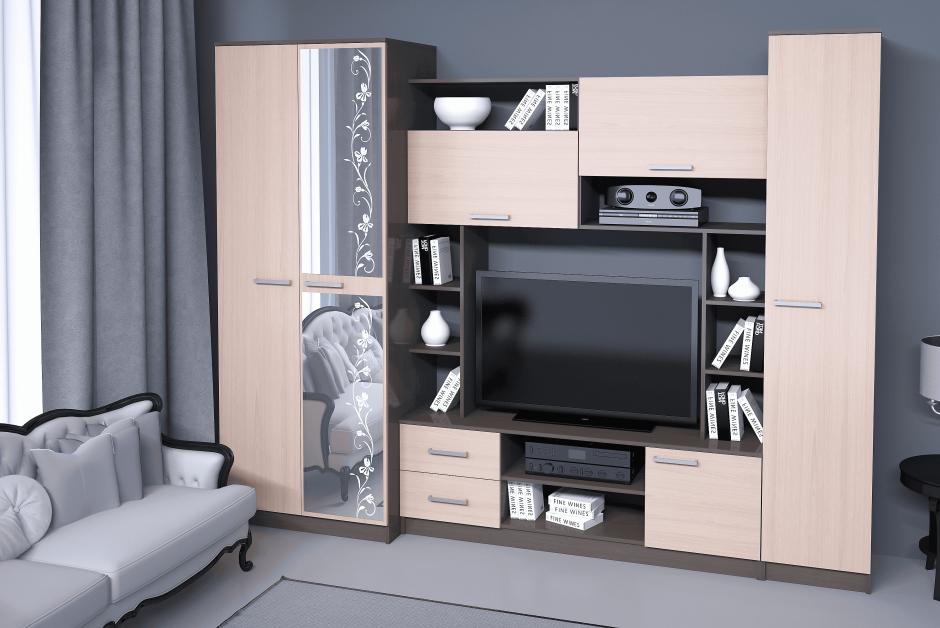 Стенка Флора БТС венге