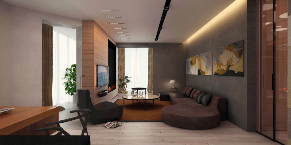 Цвет какао в интерьере