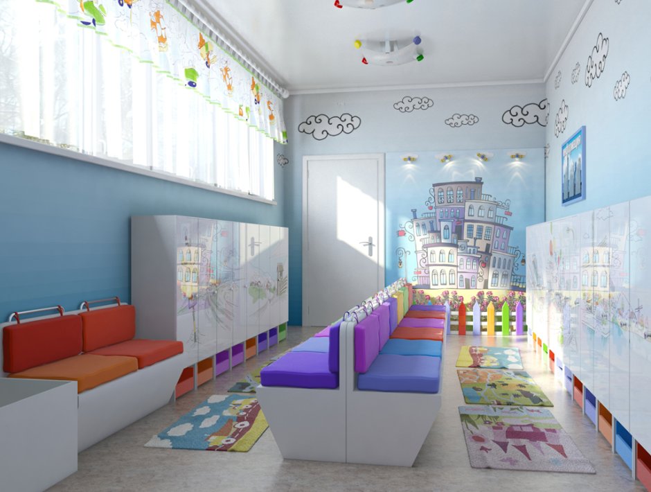 Детский сад дизайн интерьера