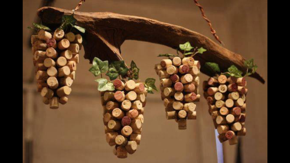 Виноградная лоза из бусин