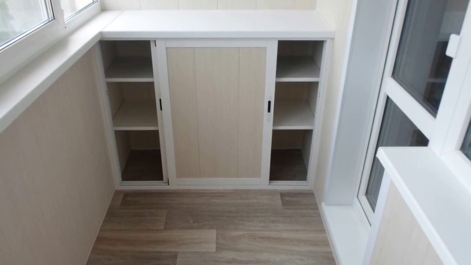 Раздвижная тумба на балкон