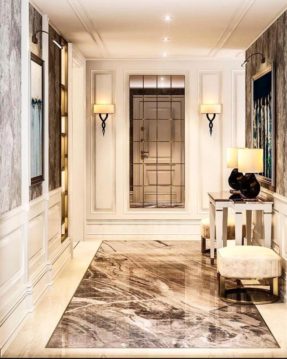 Метлахская плитка на кухне пол