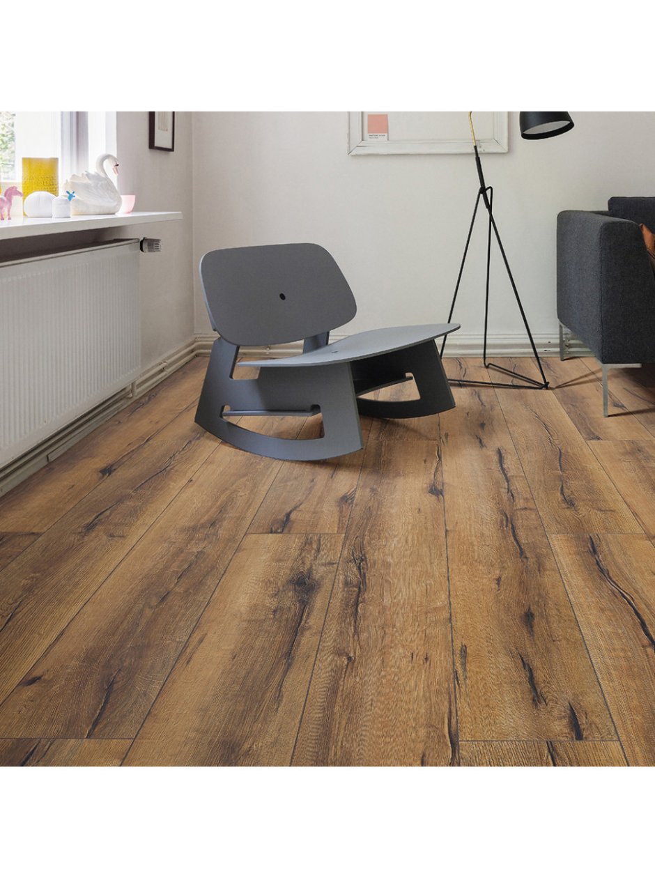 Однотонный ламинат в интерьере