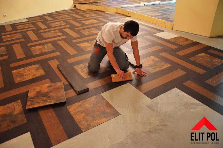 Самоклеющиеся напольные покрытия