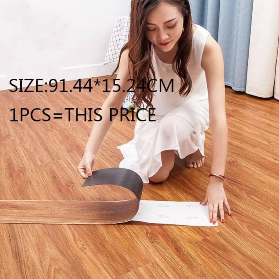 Самоклеющаяся плитка ПВХ для пола