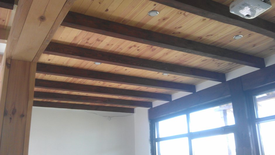 Черновой потолок в частном доме