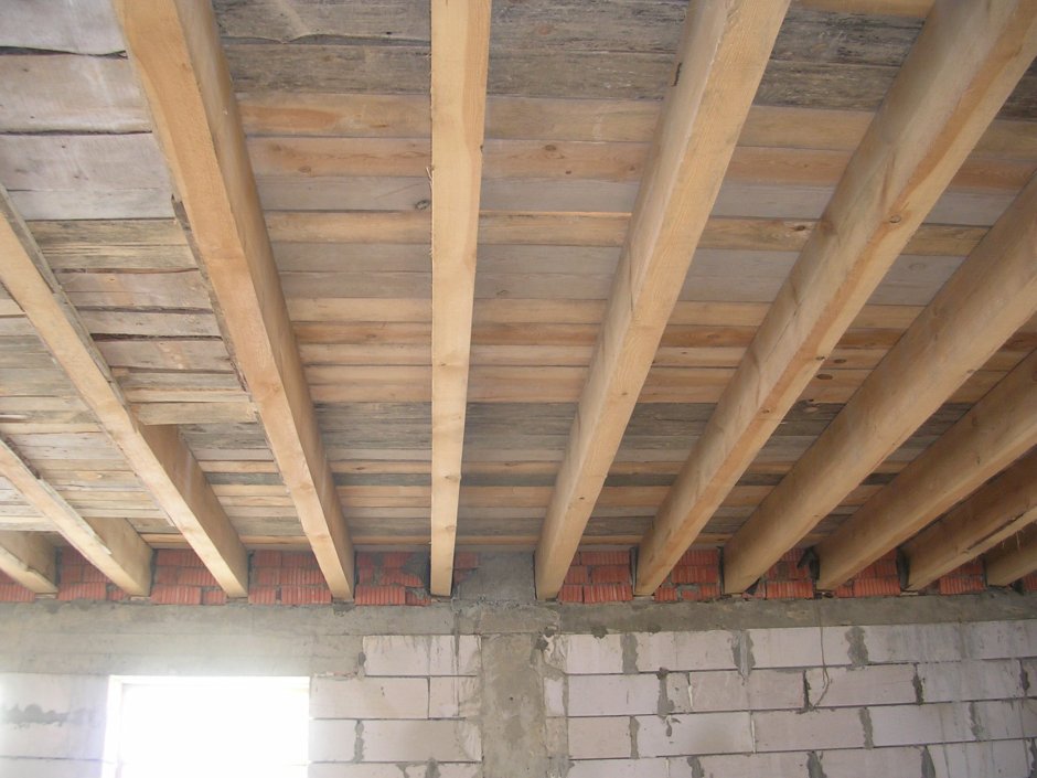 Подшивка балок перекрытия снизу