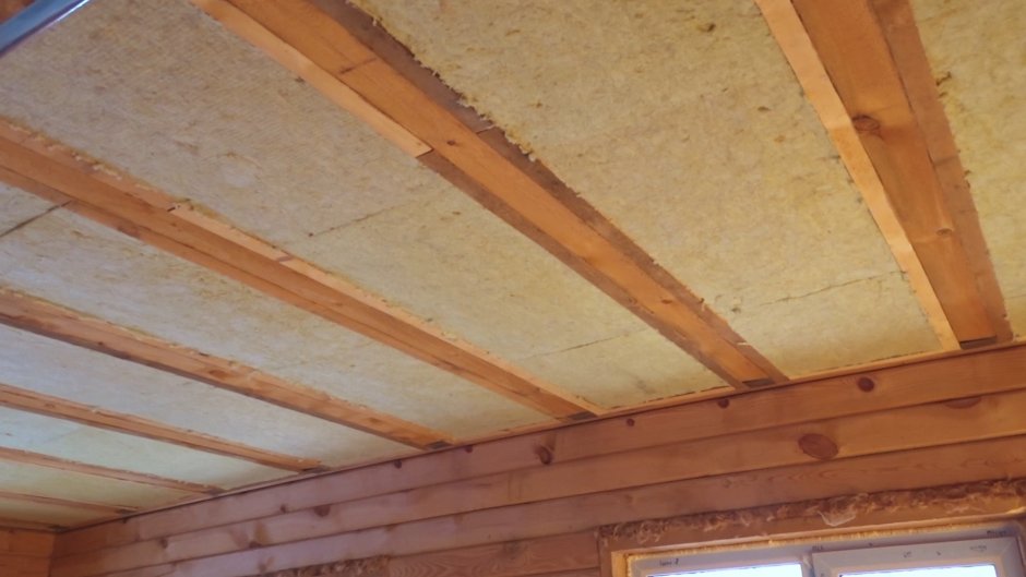 Схема утепления деревянного перекрытия холодного чердака