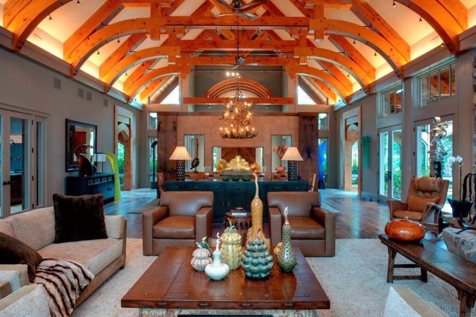 Сводчатые потолки в интерьере