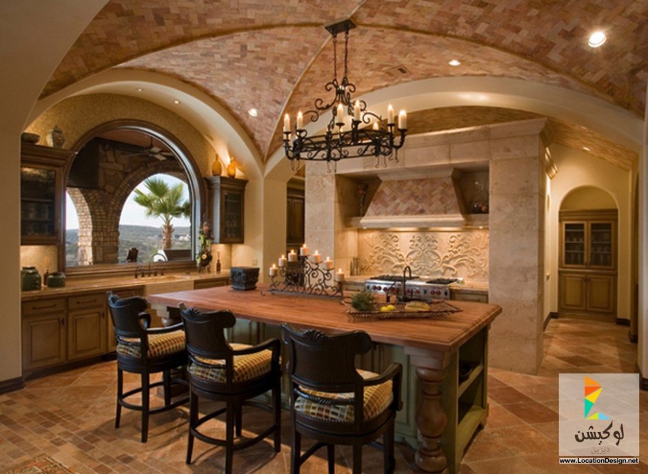 Кухня в романском стиле