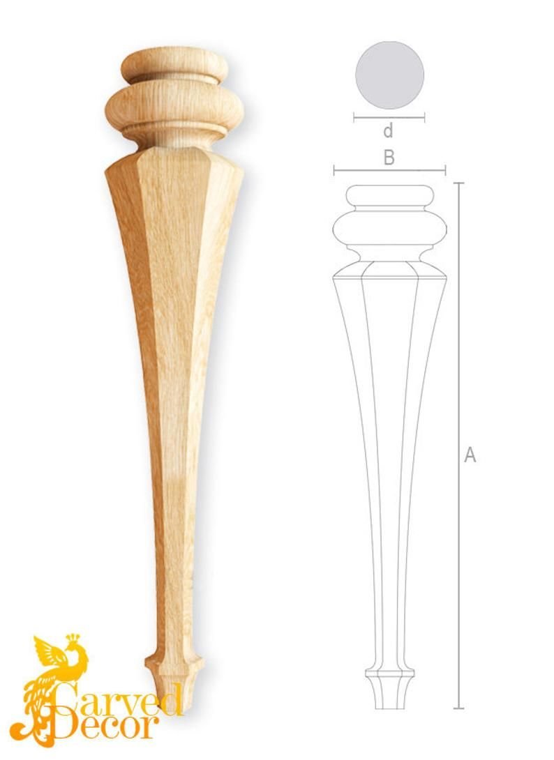 Мебельные опоры деревянные Ставрос