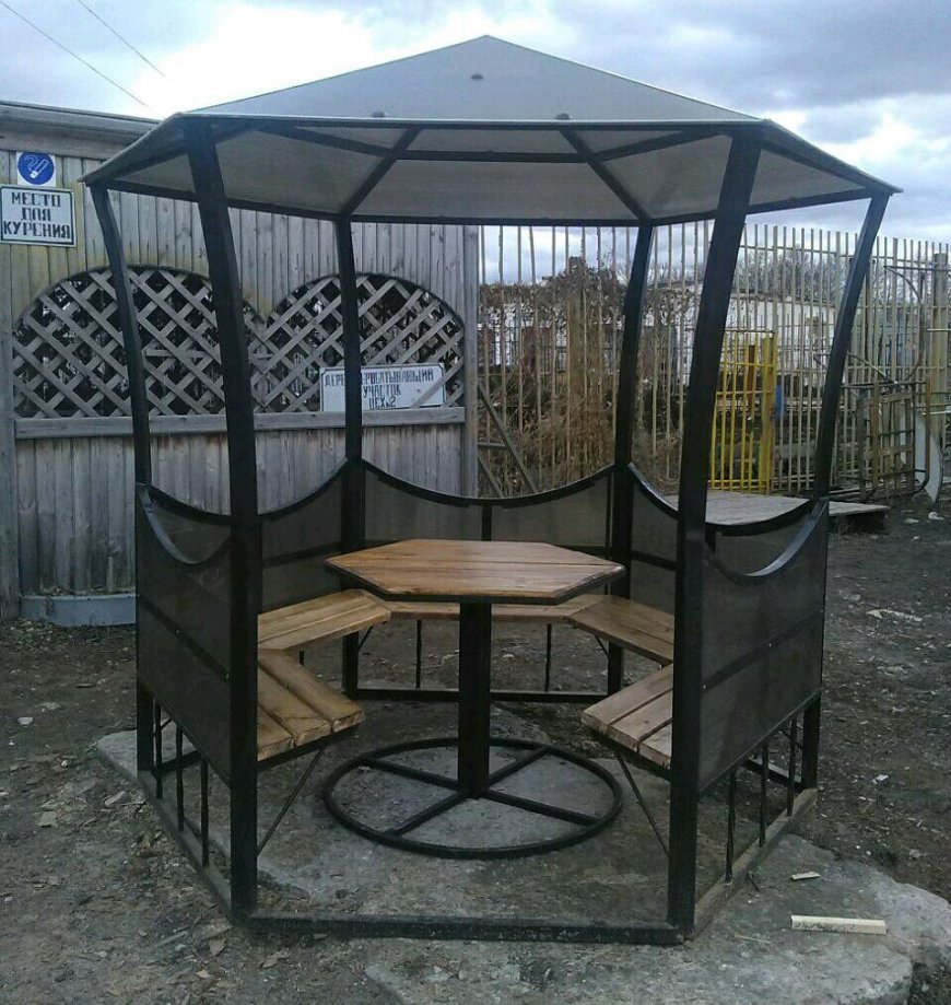 Беседка металлическая