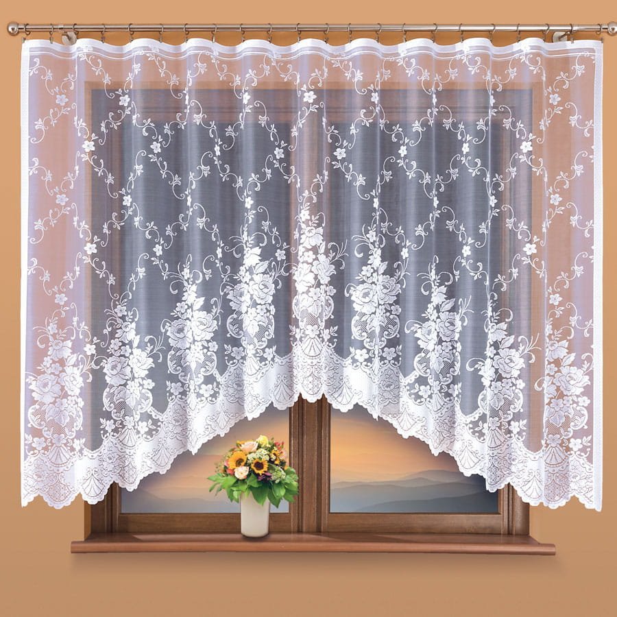 Тюль арка для кухни