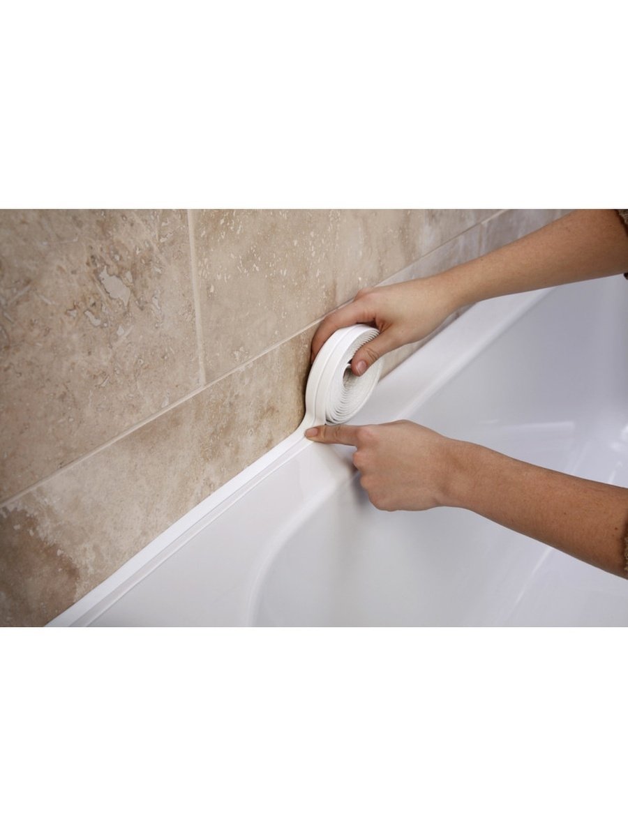 Бордюрная лента Unibob для ванн и раковин, 38мм х 3,35м