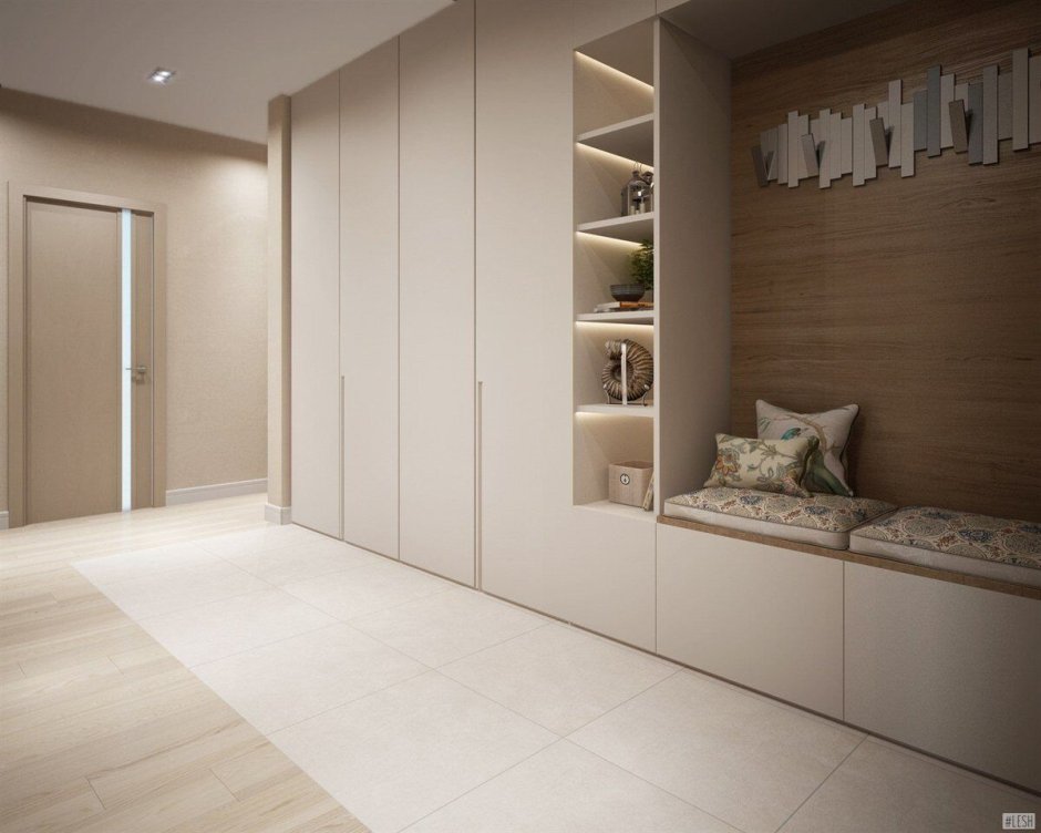 Шкаф в прихожую с распашными дверями