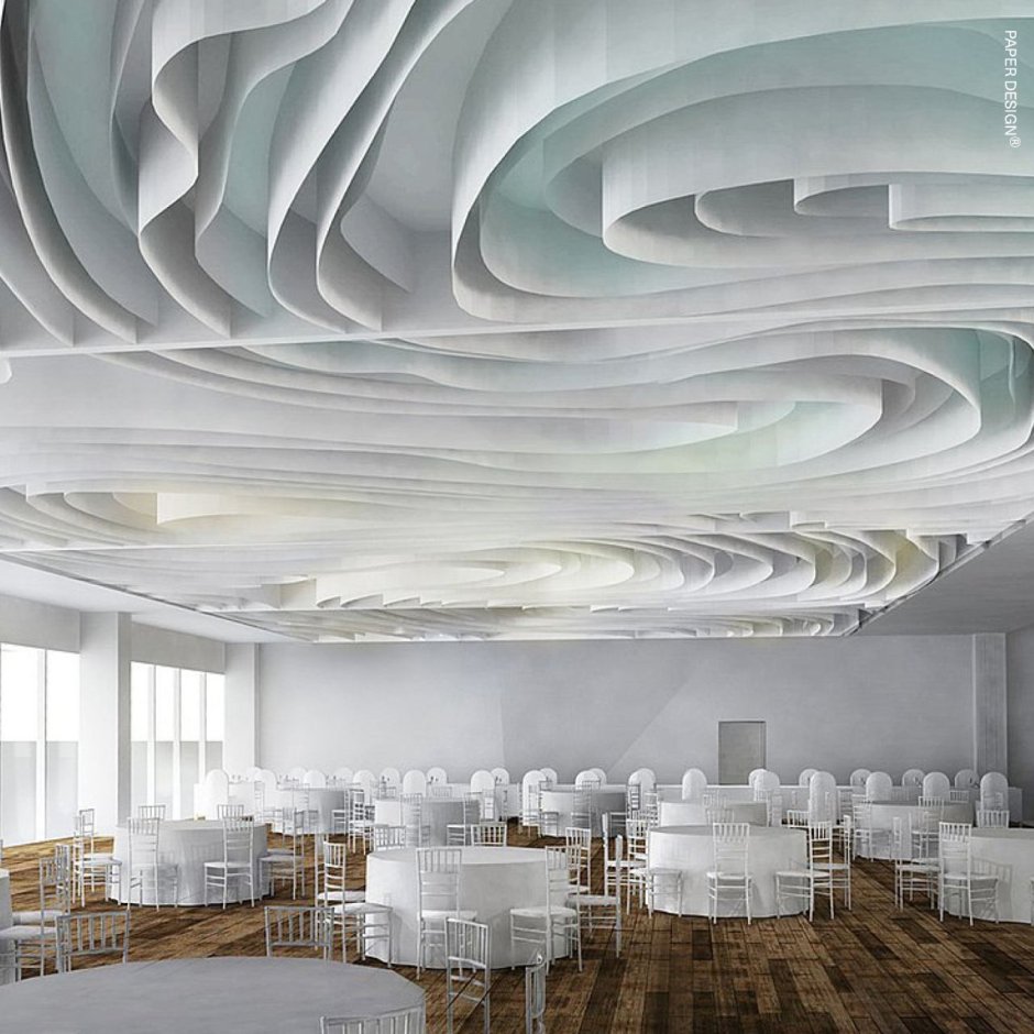 Объемный потолок