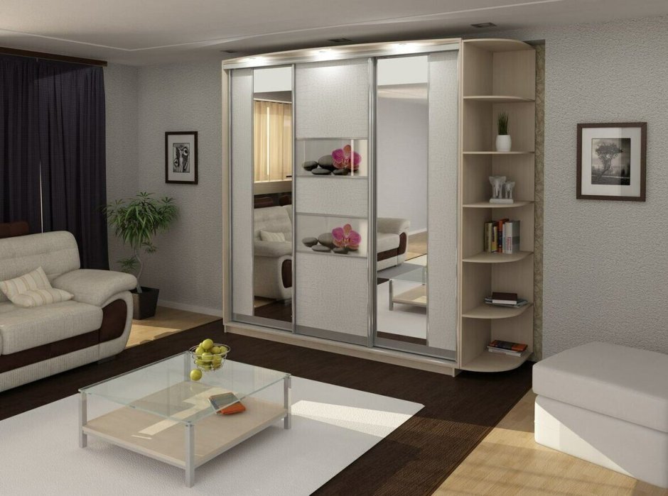 Стенки для гостиной однокомнатной квартиры