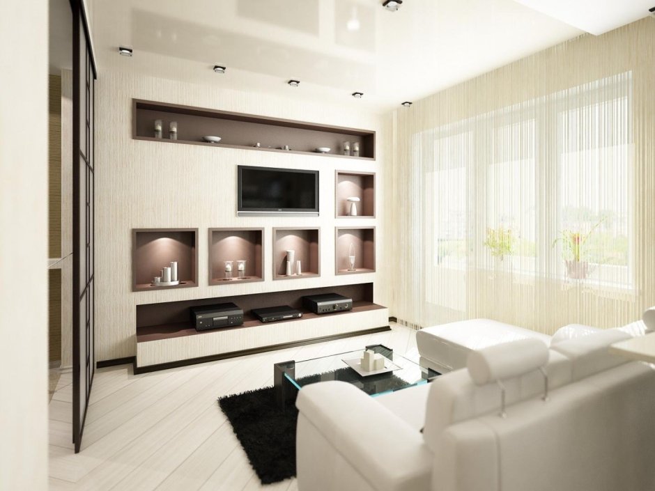 Шкаф купе с телевизором в спальню