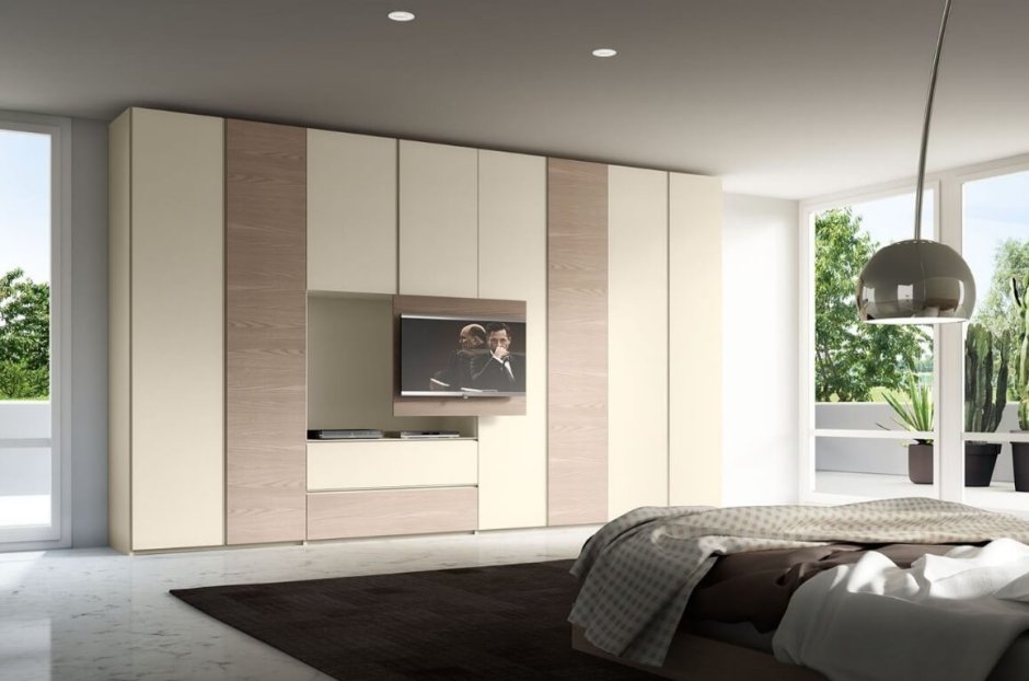 Шкаф купе с телевизором