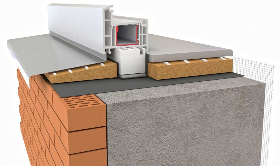 Подоконный профиль Rehau 30мм