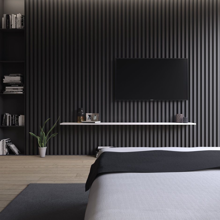 Черный отделочный материал для отделки