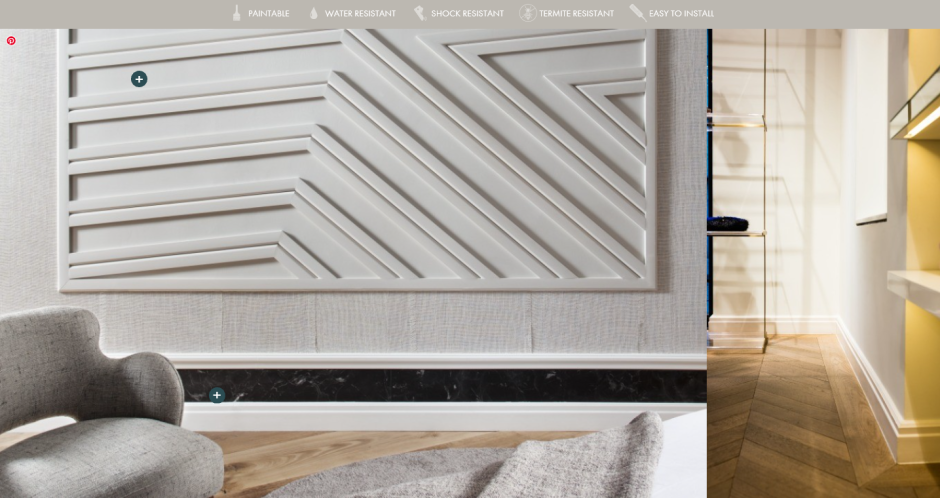 Деревянные планки в интерьере