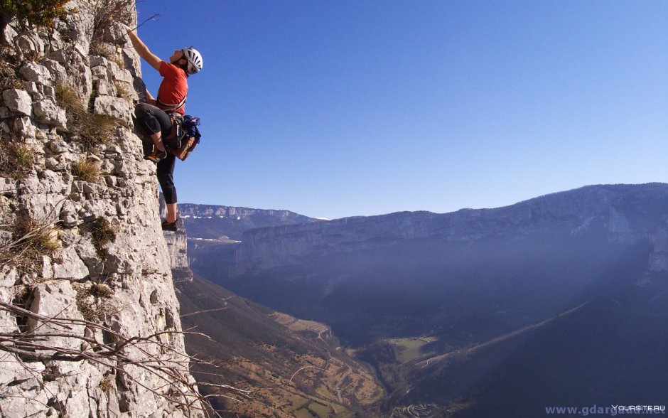 Скалолазание на скалах