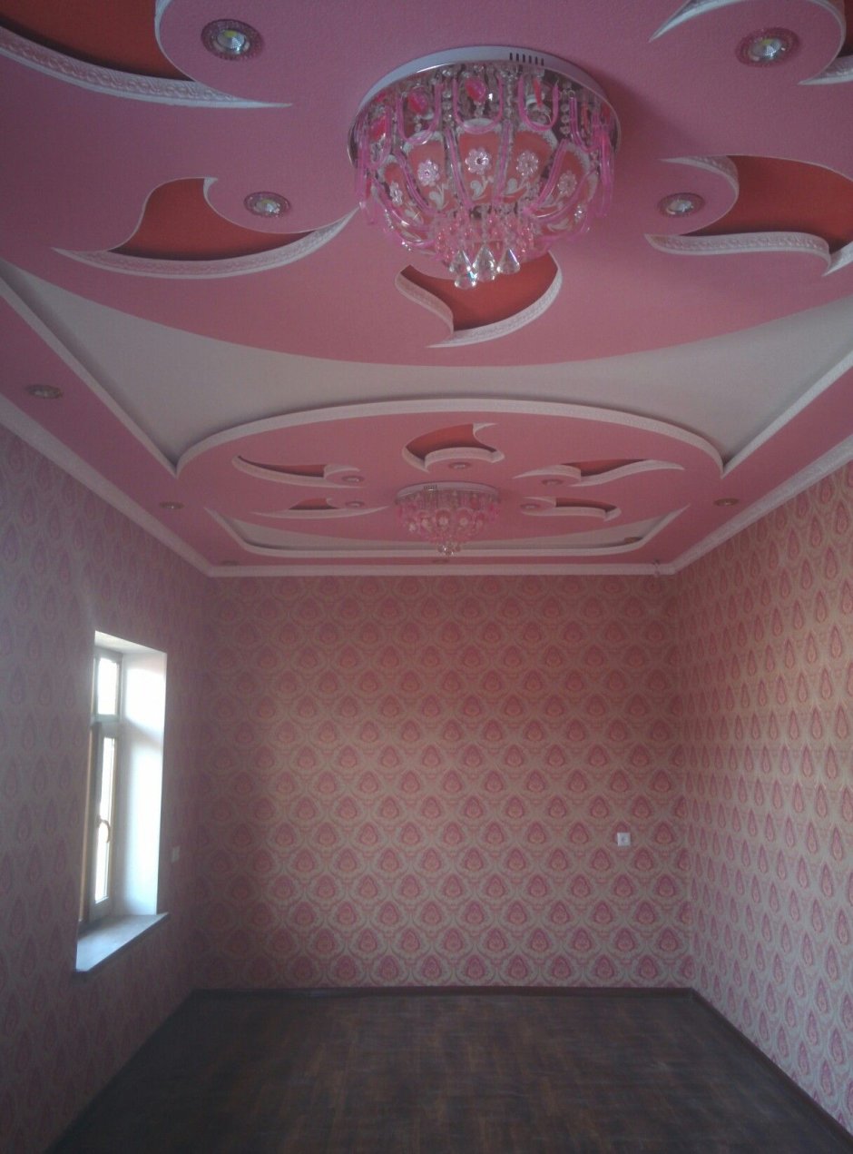 Фигурный потолок для комнаты