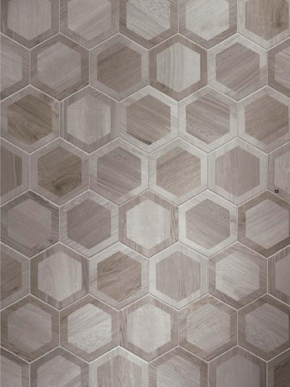 Шестигранная плитка Wood