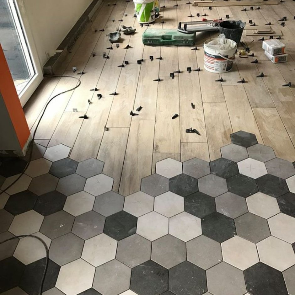 Плитка Гексагон на пол