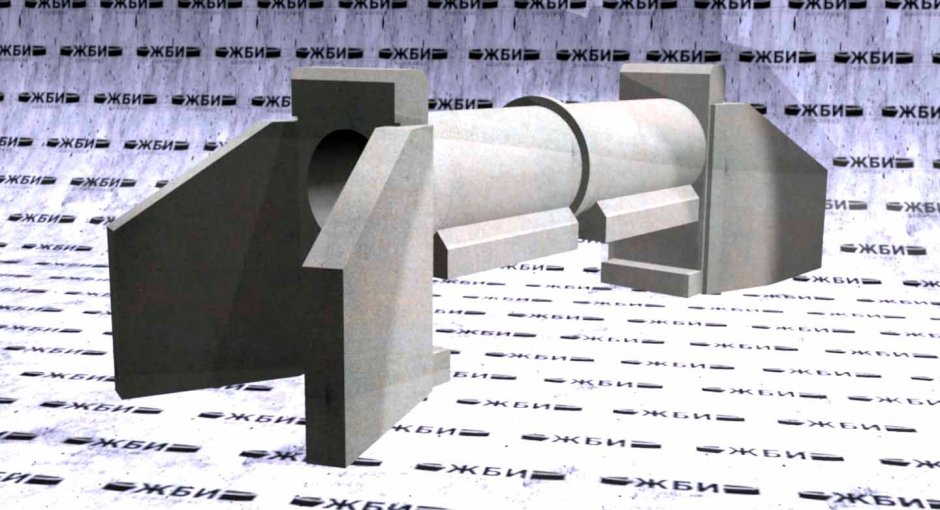 Оголовок бетонный для трубы ф60