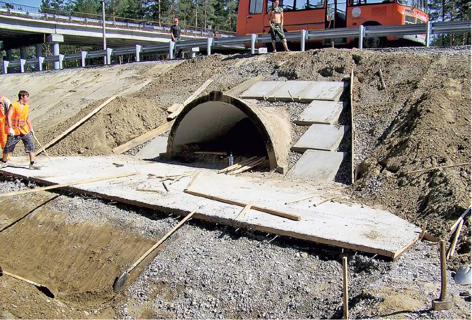 Водопропускная труба автомобильной дороги